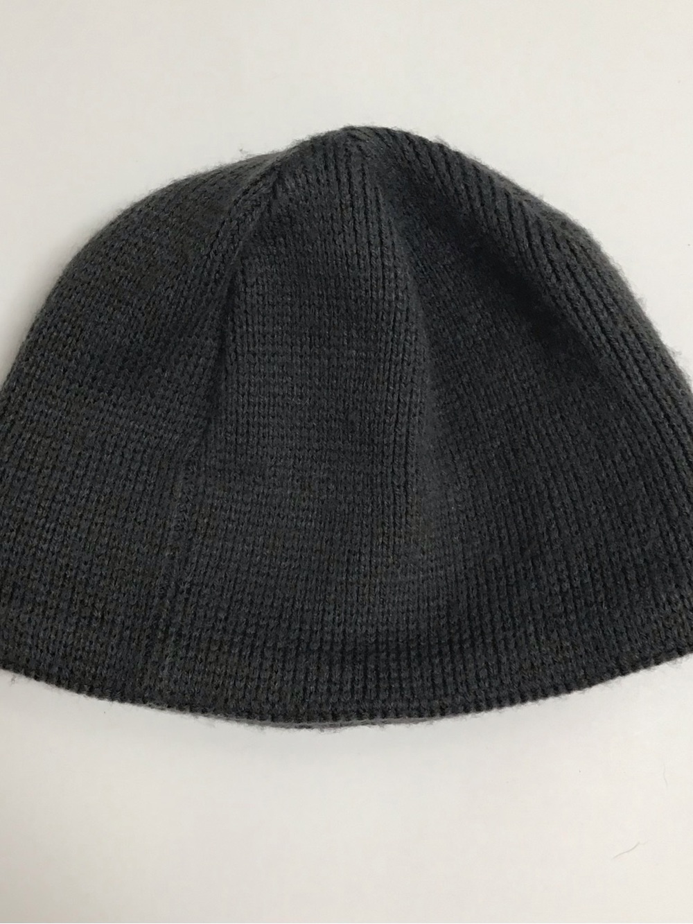The North Face Beanie Hat Youth/Junior Medium Gray Cobalt Blue Logo Fleece Liner - Picture 3 of 15
